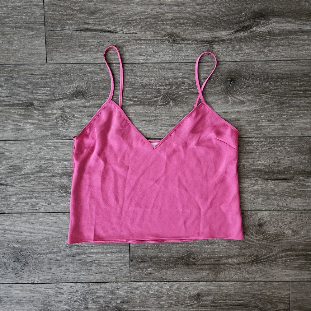 Aritzia Satin Cropped Cami